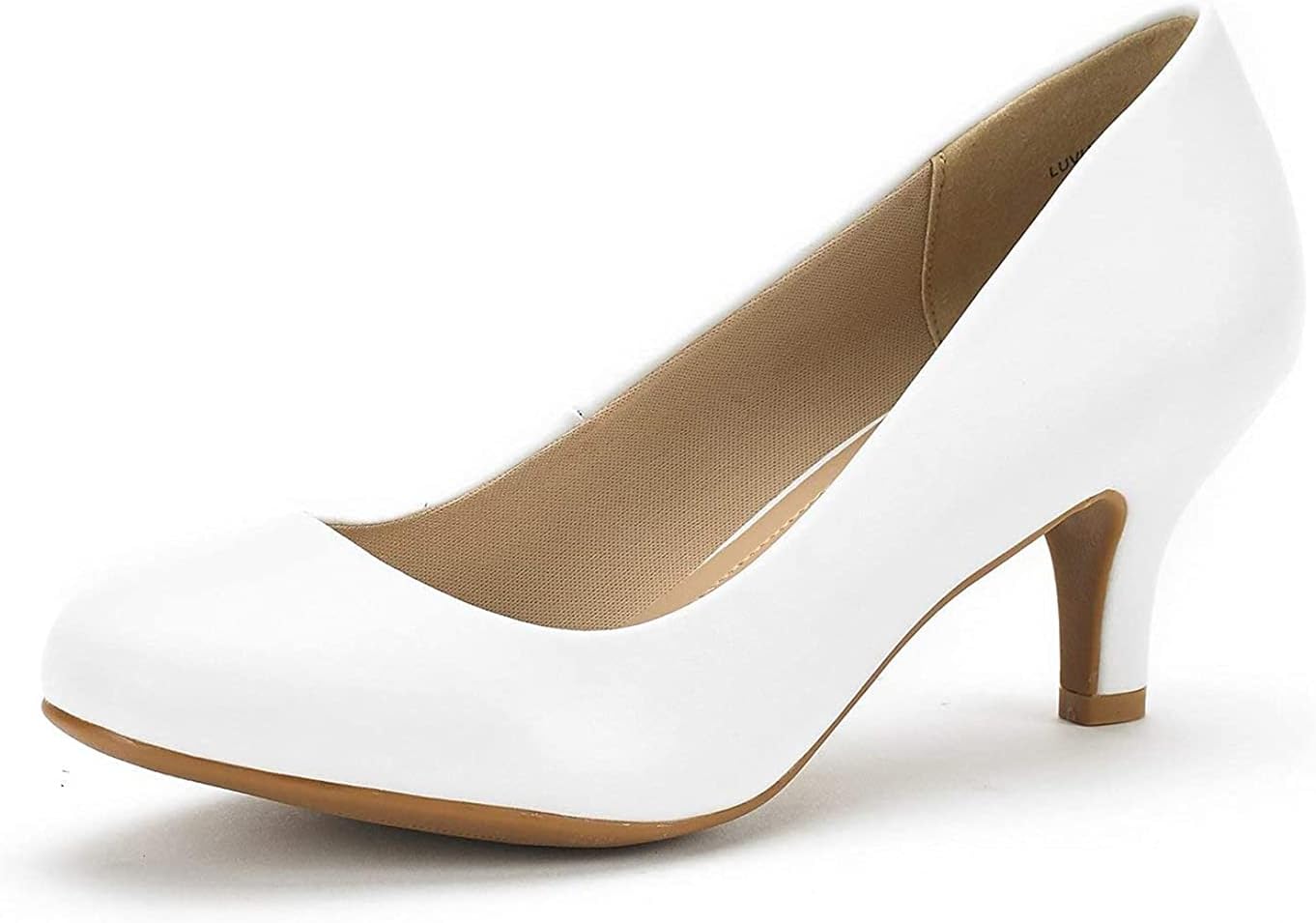 DREAM PAIRS Women's Comfortable Low Heel Pump Shoes for Style