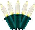 YULETIME 200 Count Warm White LED Christmas Lights for Holiday Decor