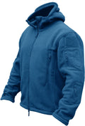 CRYSULLY Men's Military Tactical Warm Fleece Hooded Jacket - Outdoor