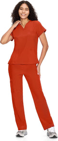 COZYFIT Scrubs for Women Set Medical Uniform - Comfortable 9-Pocket 3