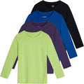 Stylish Girls Dry-Fit Long Sleeve Active Crew Neck T-Shirt Set
