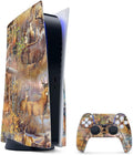 Glossy Glitter Gaming Skin for PS5 Bundle - Deer Pattern