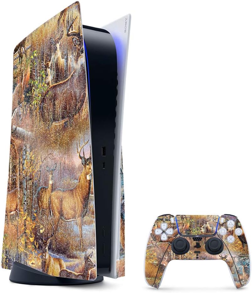 MightySkins Glossy Glitter Gaming Skin for PS5 Bundle - Unique Style