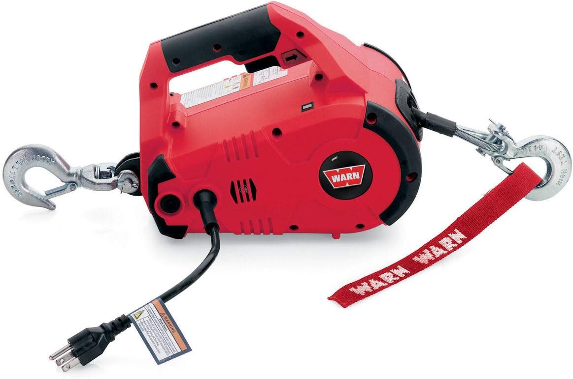 WARN 885000 PullzAll Corded Electric Winch: 1,000 Lb Capacity