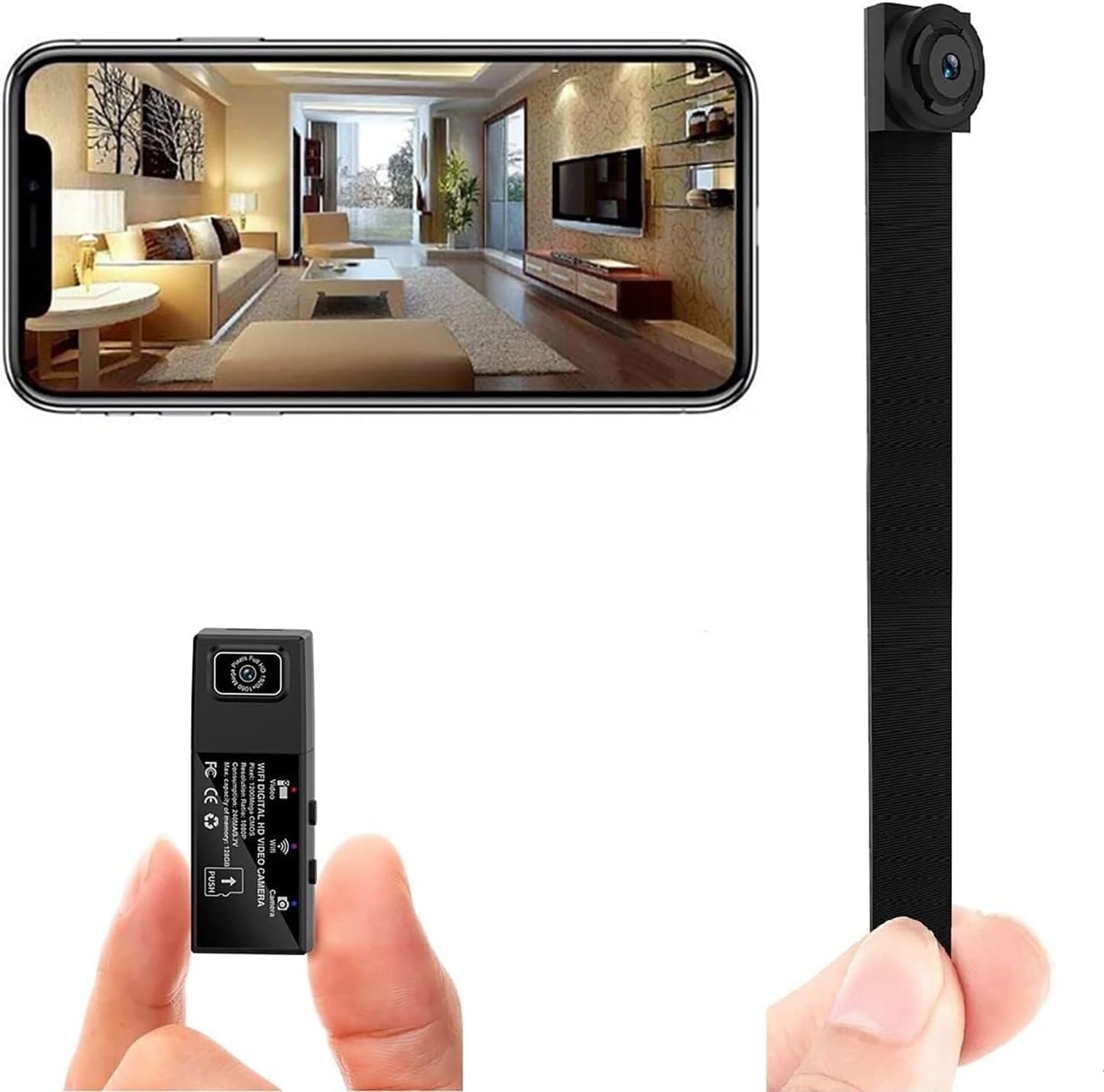 Portable Mini Spy Camera for Wireless Security - Boveila