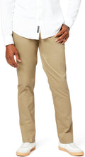 Athletic Fit Khaki Lux Stretch Pants for Men - Wrinkle-Free Comfort