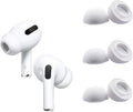 Silicone Ear Tips for AirPods Pro - Fit in Case - 3 Pairs White