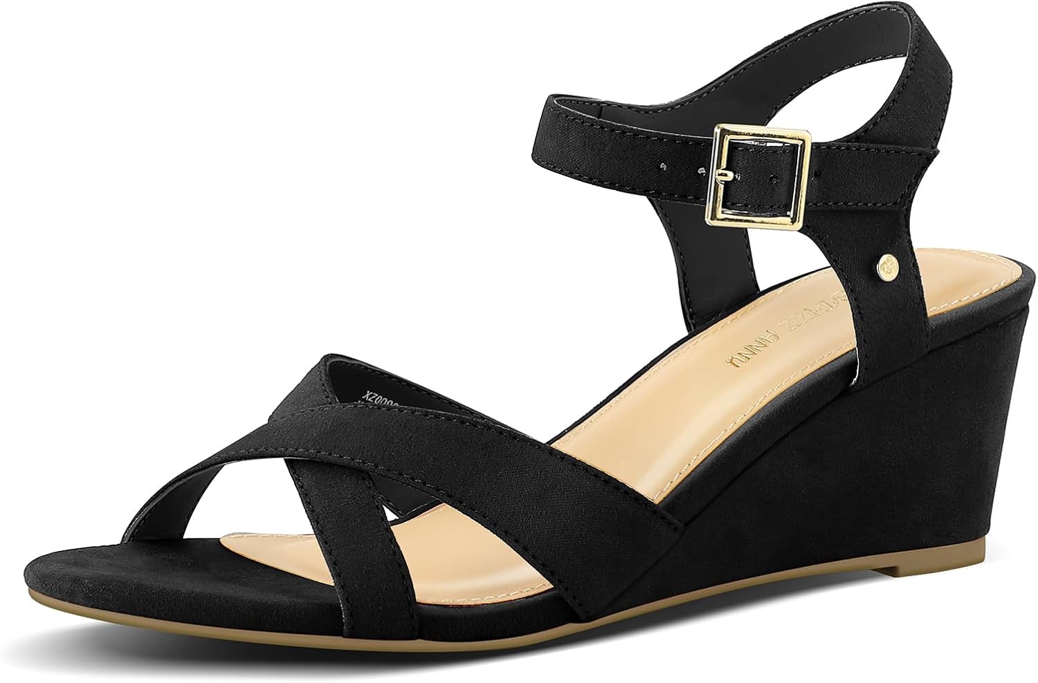 Wendy Low Wedge Sandals for Women - Casual Summer Heels