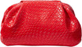 Woven Evening Bag for Women Dumpling Clutch - Faux PU Leather Elegant