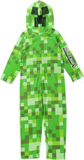 Minecraft Creeper Coverall Little Kid to Big Kid - Cozy One-Piece
