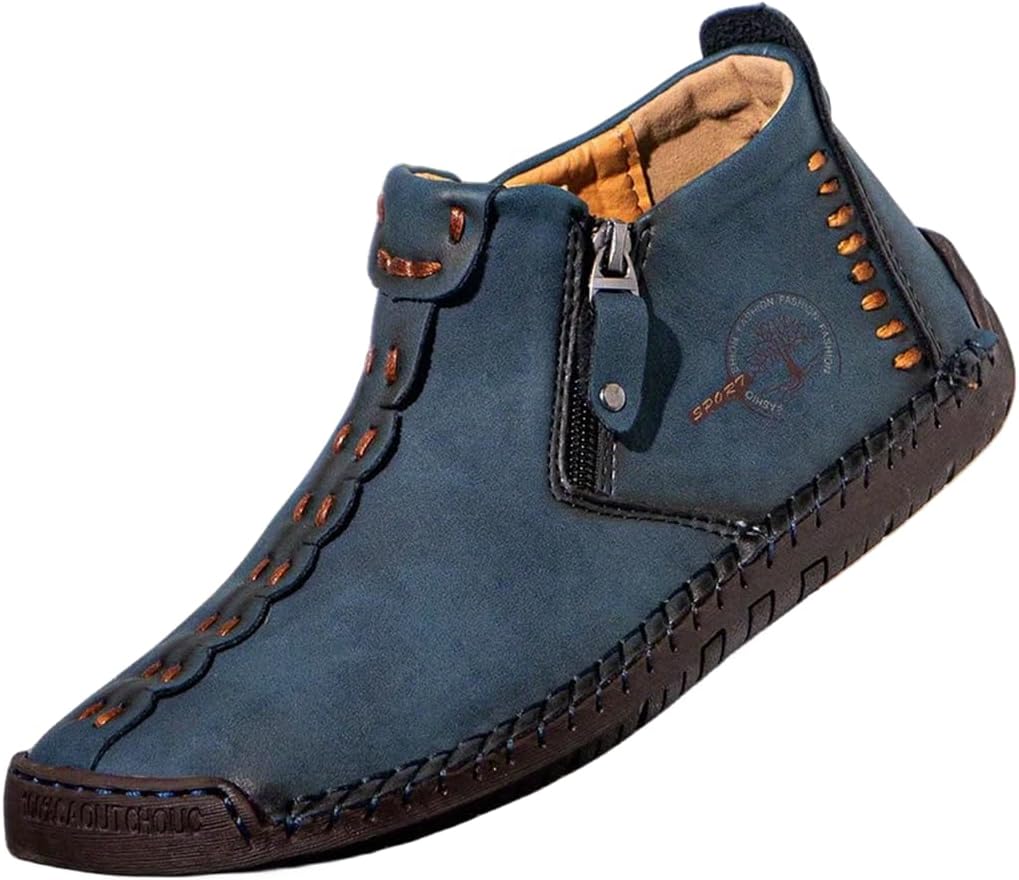 Medieval Boots Black Blue Army Green Leather Renaissance Shoes