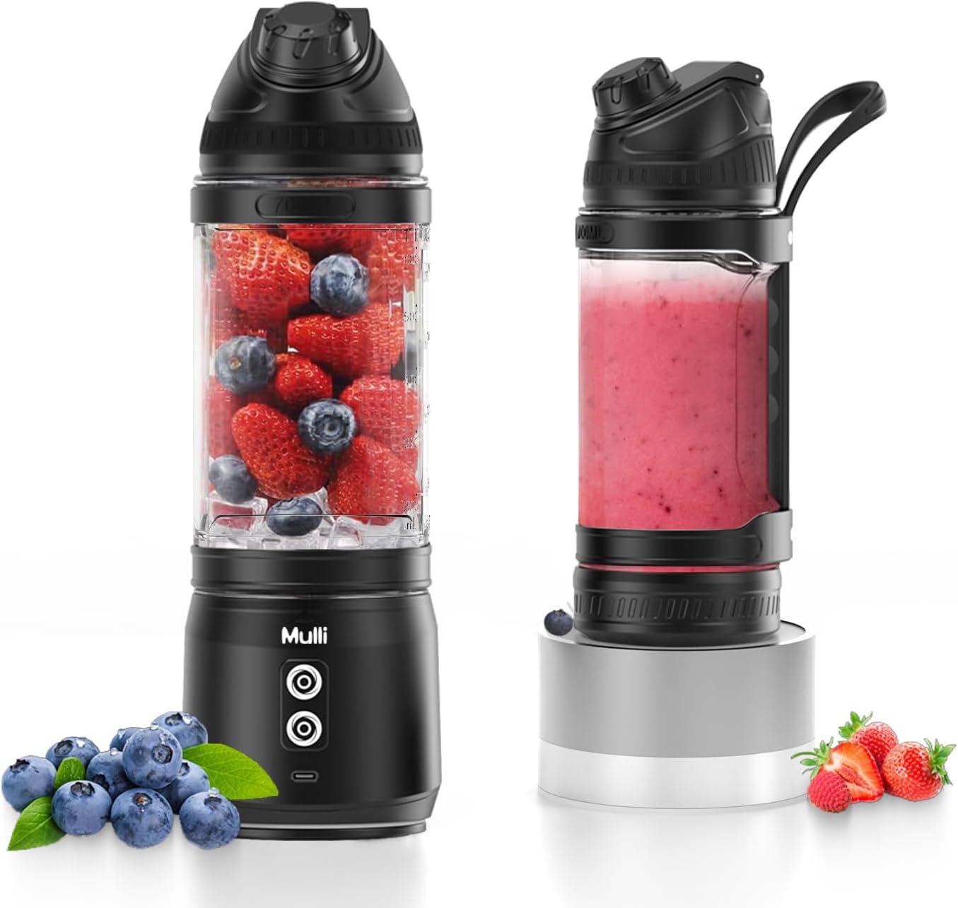 24oz Travel Blender: Blend On-the-Go with Mulli