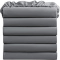 King Fitted Sheets 6-Pack Dark Grey - Deep Pocket Microfiber