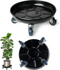 Heavy-Duty Plant Caddy with Wheels 12 in - Lockable 360 Casters