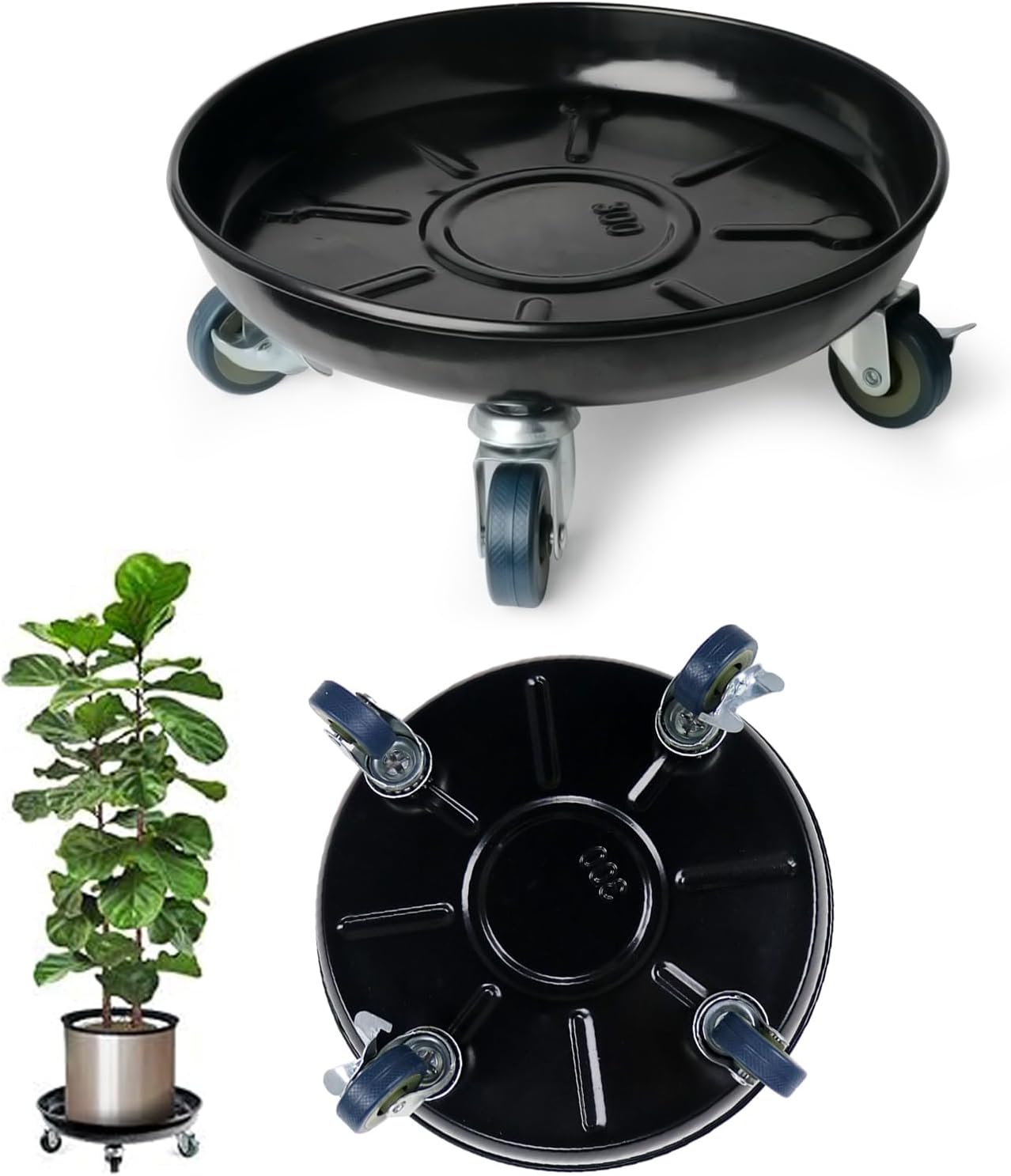 Heavy-Duty Plant Caddy with Wheels for Easy Mobility and Durability