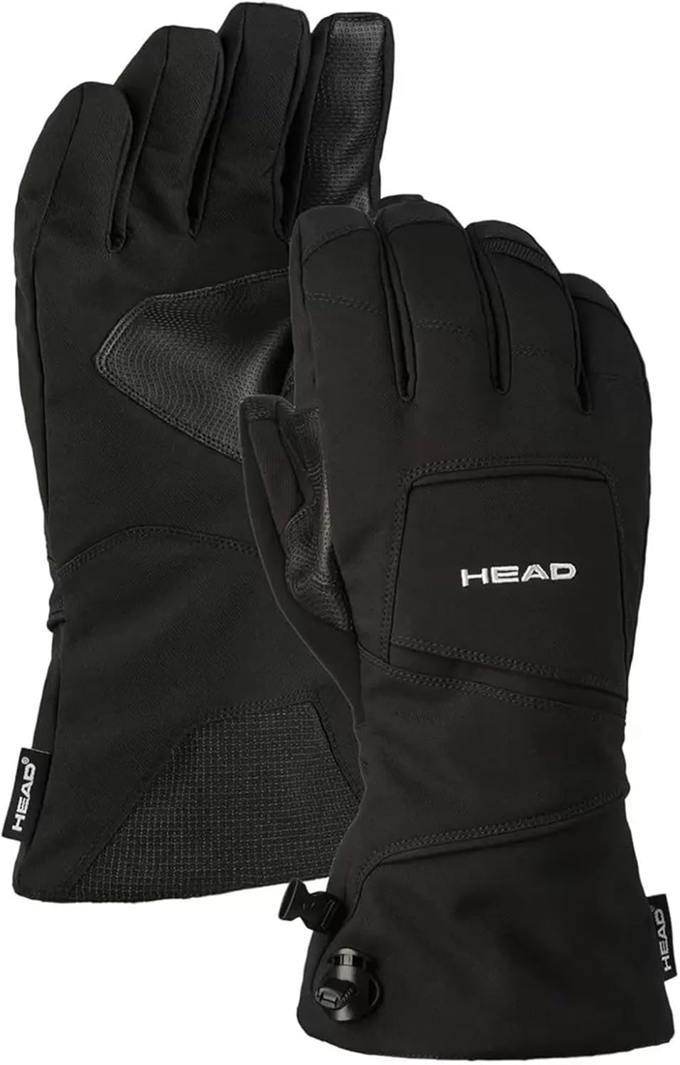 HEAD Unisex Touchscreen Ski Gloves - Zippered Heat Pocket