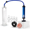 LeLuv Aero Penis Pump Kit with TPR Sleeve and Constriction Rings
