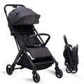 COOL KIDS Black Baby Stroller Umbrella Stroller with Automatic Fold