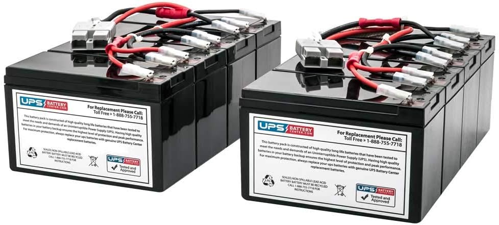 UPSBatteryCenter Compatible Replacement for APC Smart-UPS 2200VA