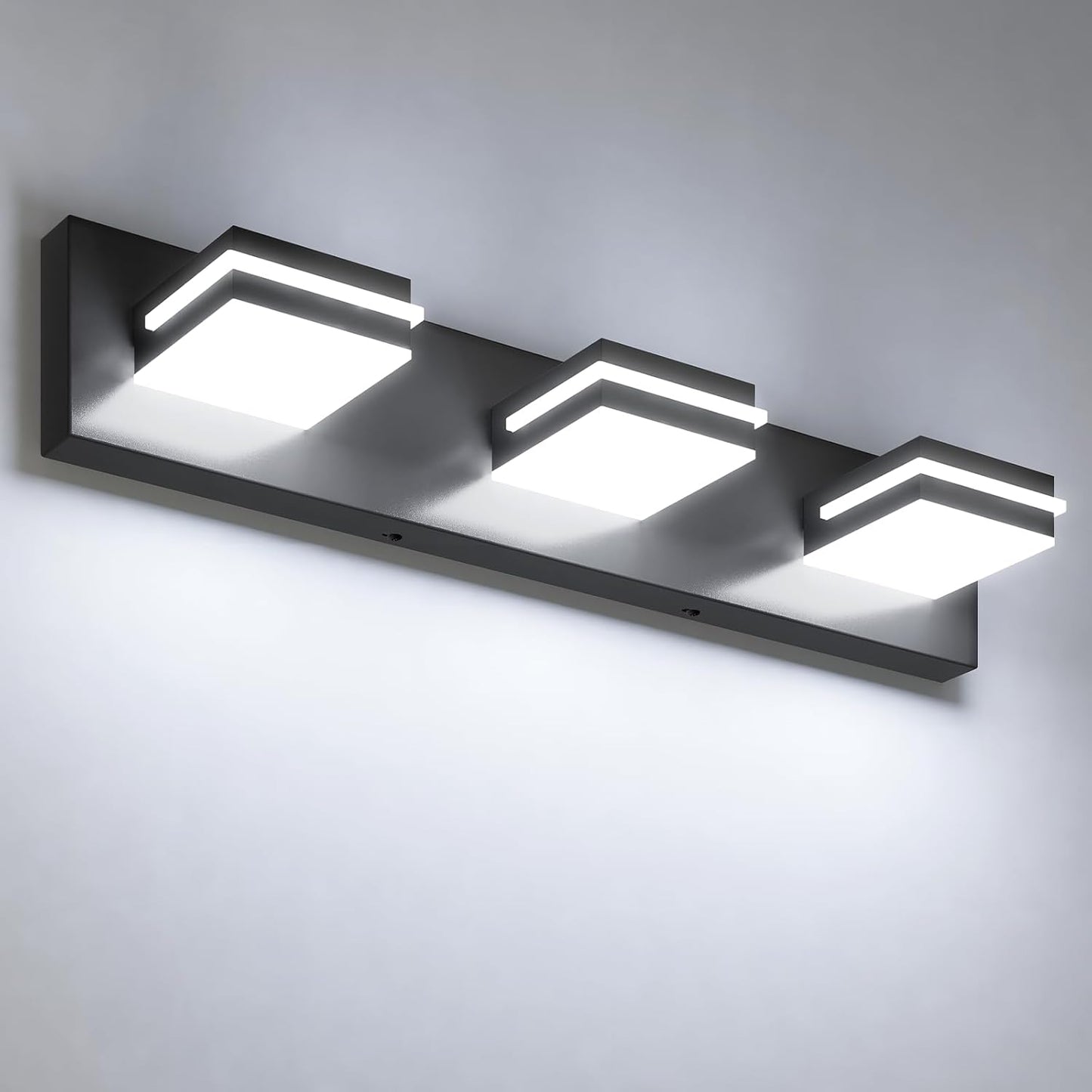 Modern Bathroom Vanity Light Fixtures with 360 Rotatable Heads