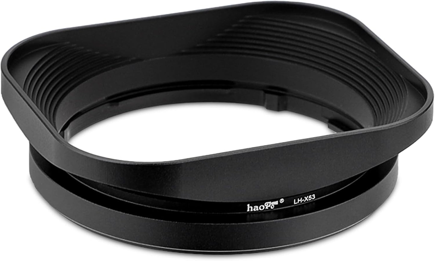 Haoge LH-X53 Square Metal Lens Hood for Fujifilm Lenses