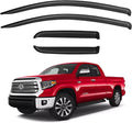 Window Rain Guards Visors Shield for 2007-2021 Toyota Tundra Double