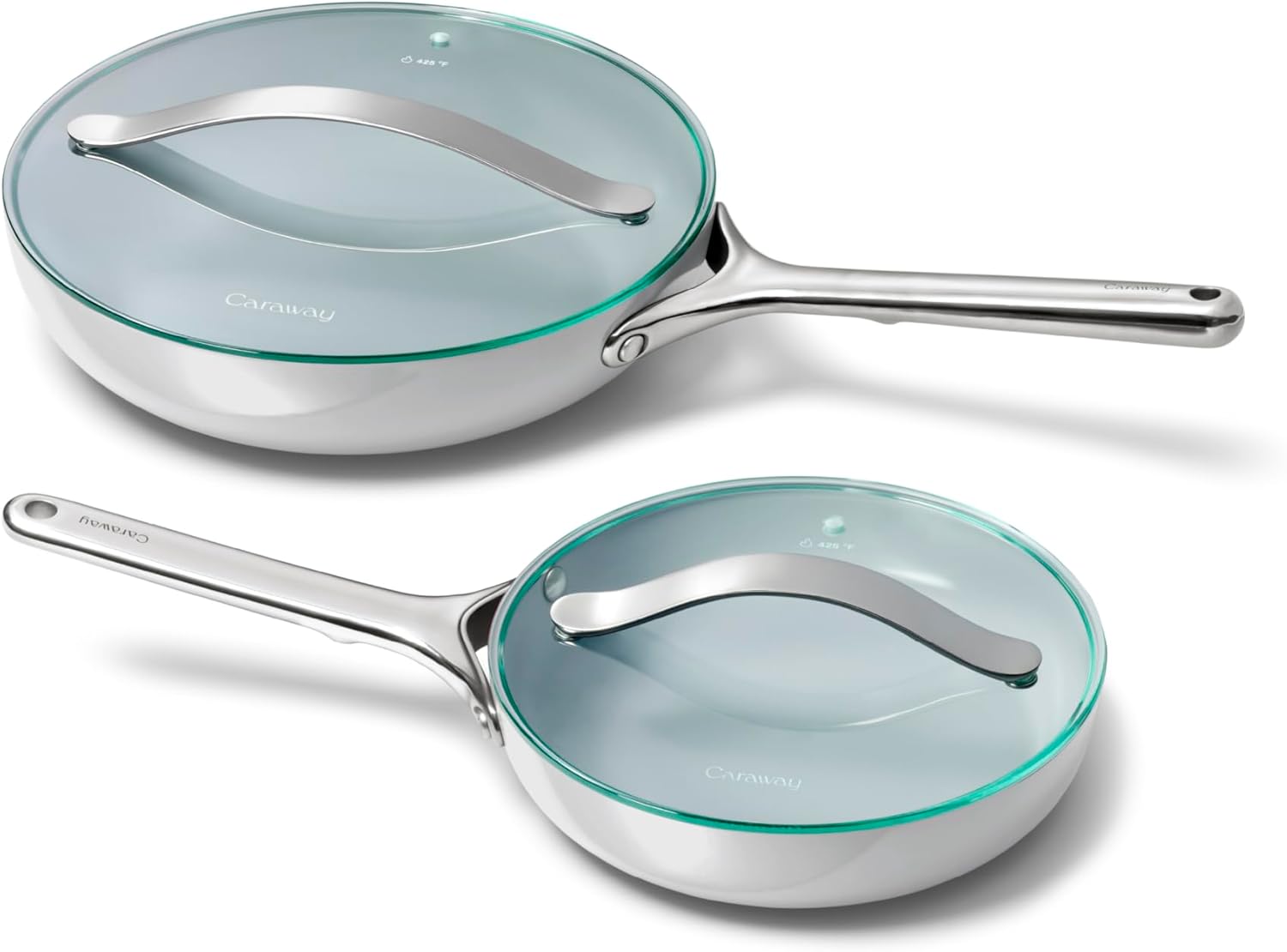 Caraway Ceramic Fry Pan Duo - Non-Stick & Non Toxic Cookware