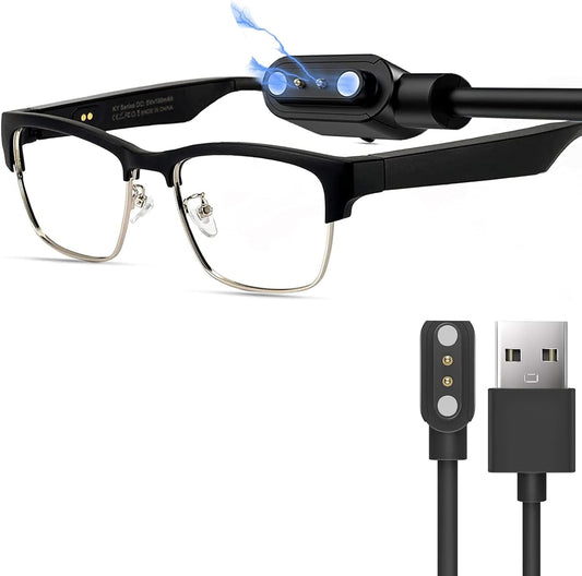 Lamshaw Magnetic USB Charger for DOVIICO KY02 Smart Glasses