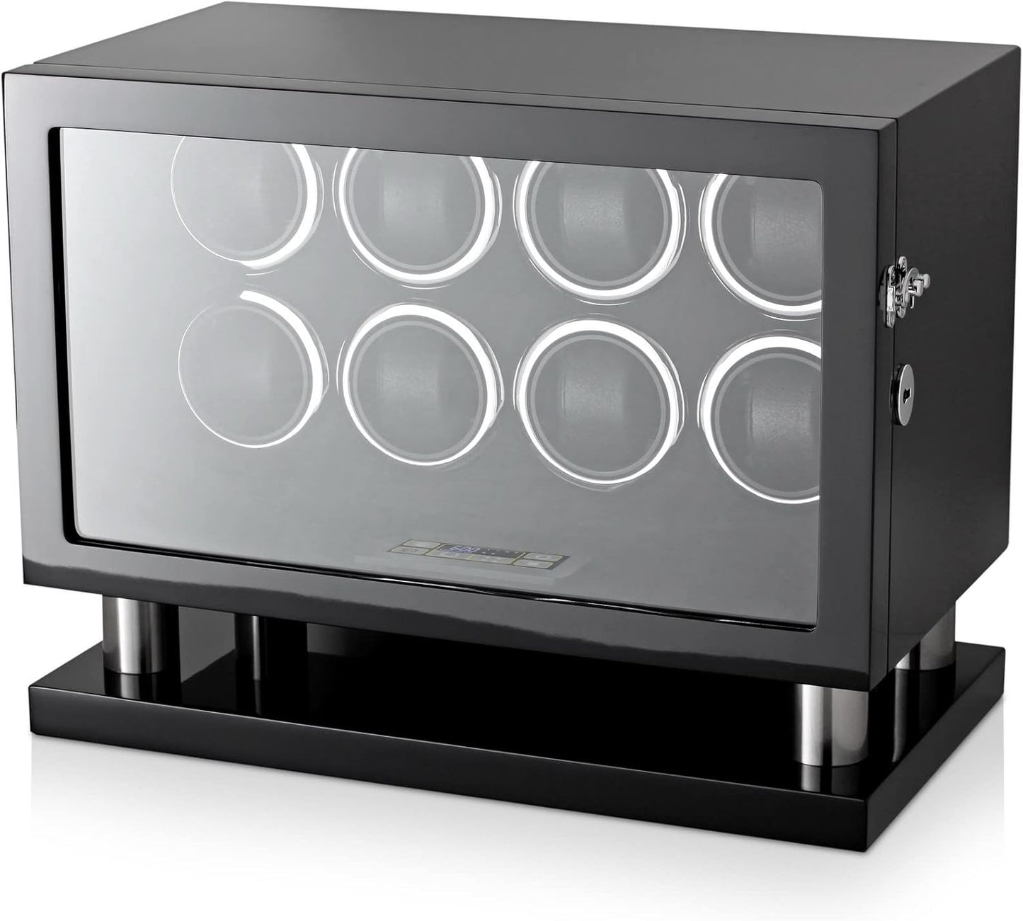 Premium 8-Watch Winder - LCD Touch Control