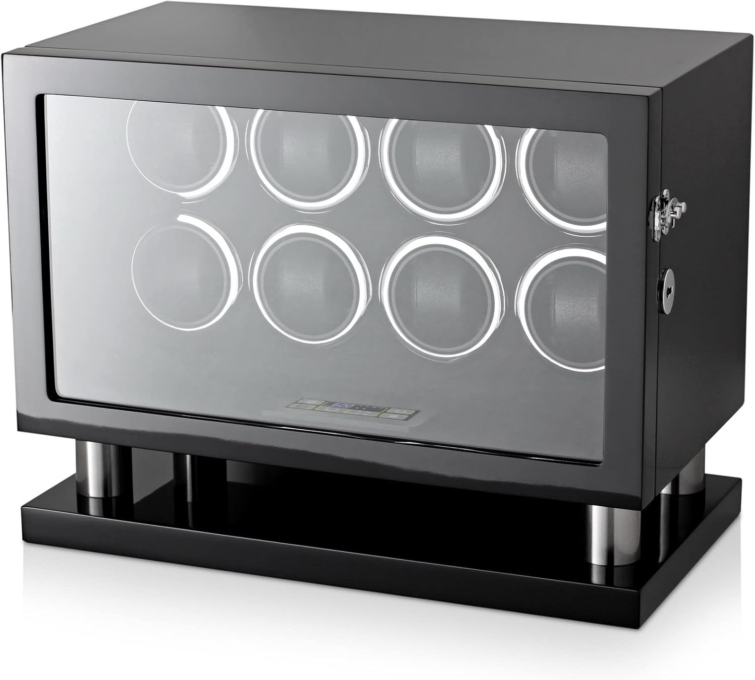Premium 8-Watch Winder - LCD Touch Control