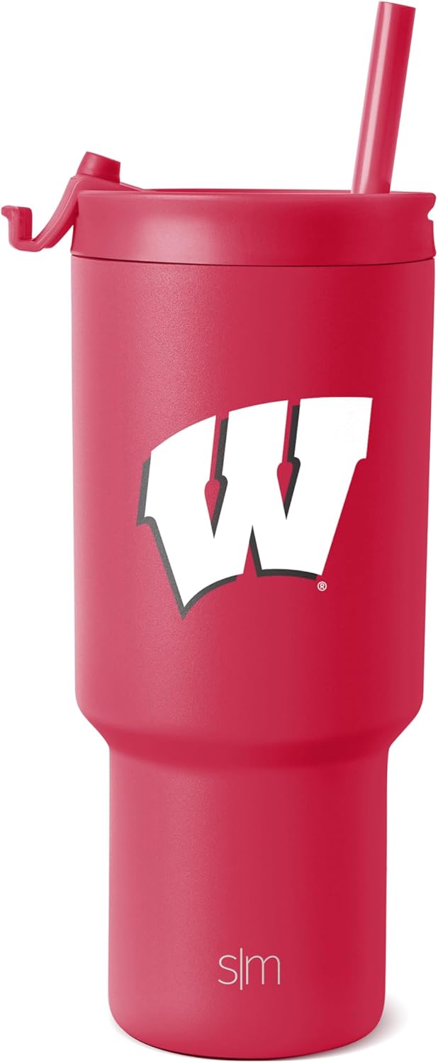 30oz Tumbler with Flip Lid and Straws - Insulated Cup for Gifts