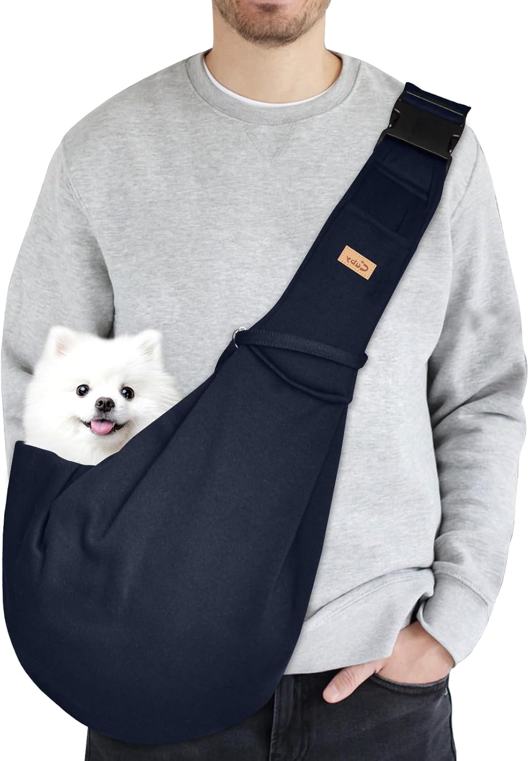 Hands-Free Pet Sling Carrier for Outdoor Adventures