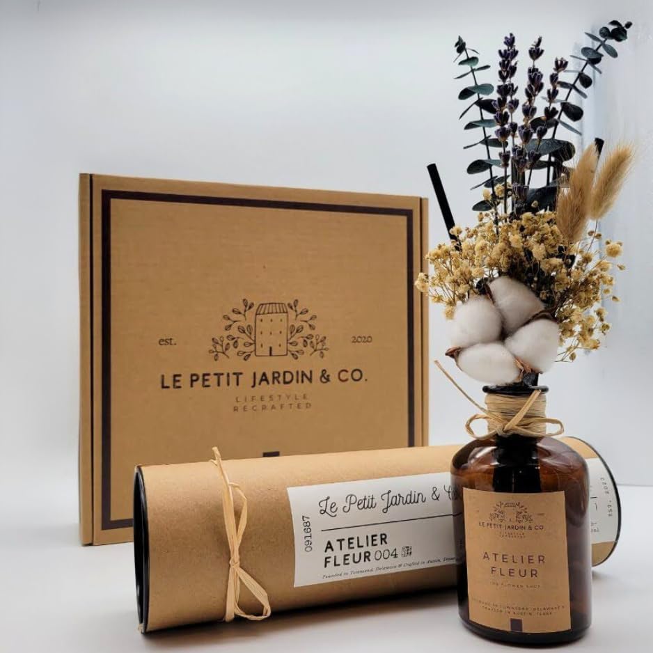 Preserved Flower Reed Diffuser Gift Set - Fragrant & Charming