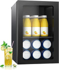 Beverage Refrigerator Cooler 0.9 Cu.ft Mini Fridge Holds 24 Cans