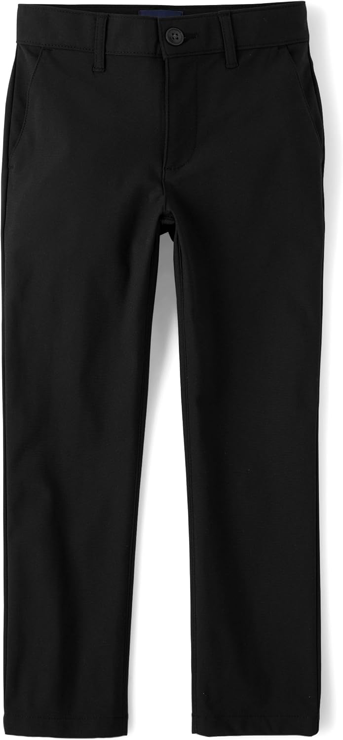Boys Quick Dry Straight Chino Pants for Everyday Comfort
