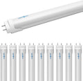 T8 LED Tube Light Bulbs 4 ft 20W - Bright 4000K Natural White