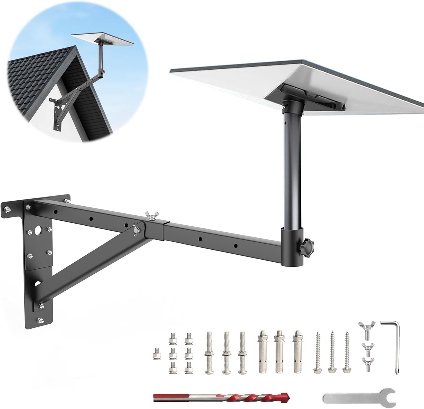 Starlink Gen 3 Mount Kit - Adjustable 13-26 in for Easy Setup