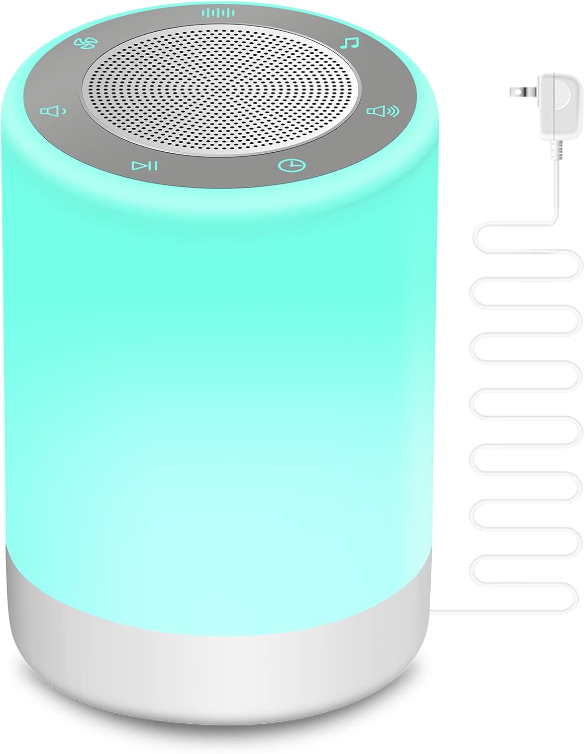 32 Sound White Noise Machine for Baby, 5 Timers, Night Light, Memory Feature