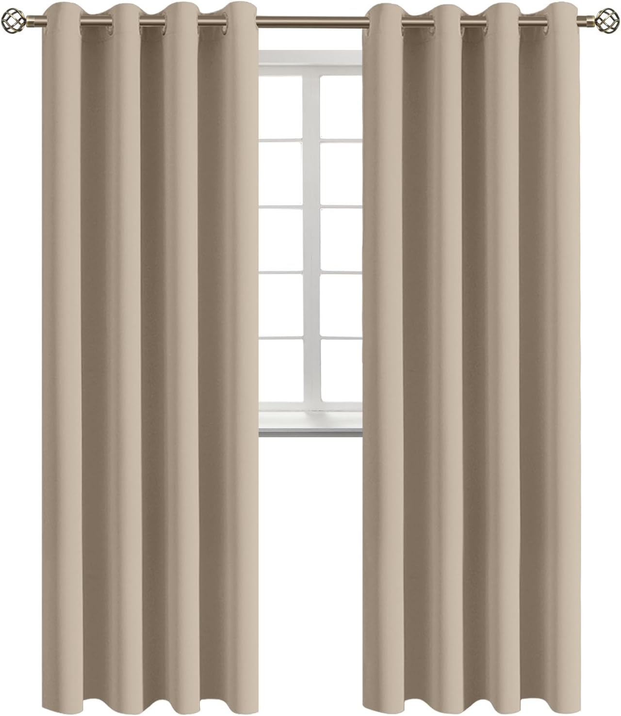 BGment Blackout Curtains - Grommet Thermal Insulated Room Darkening