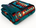 Sacred Thread Fleece Blanket 87ftin x 95ftin South Western