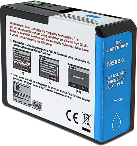 Epson Surecolor P800 Cyan Ink: Vibrant T850 Replacement
