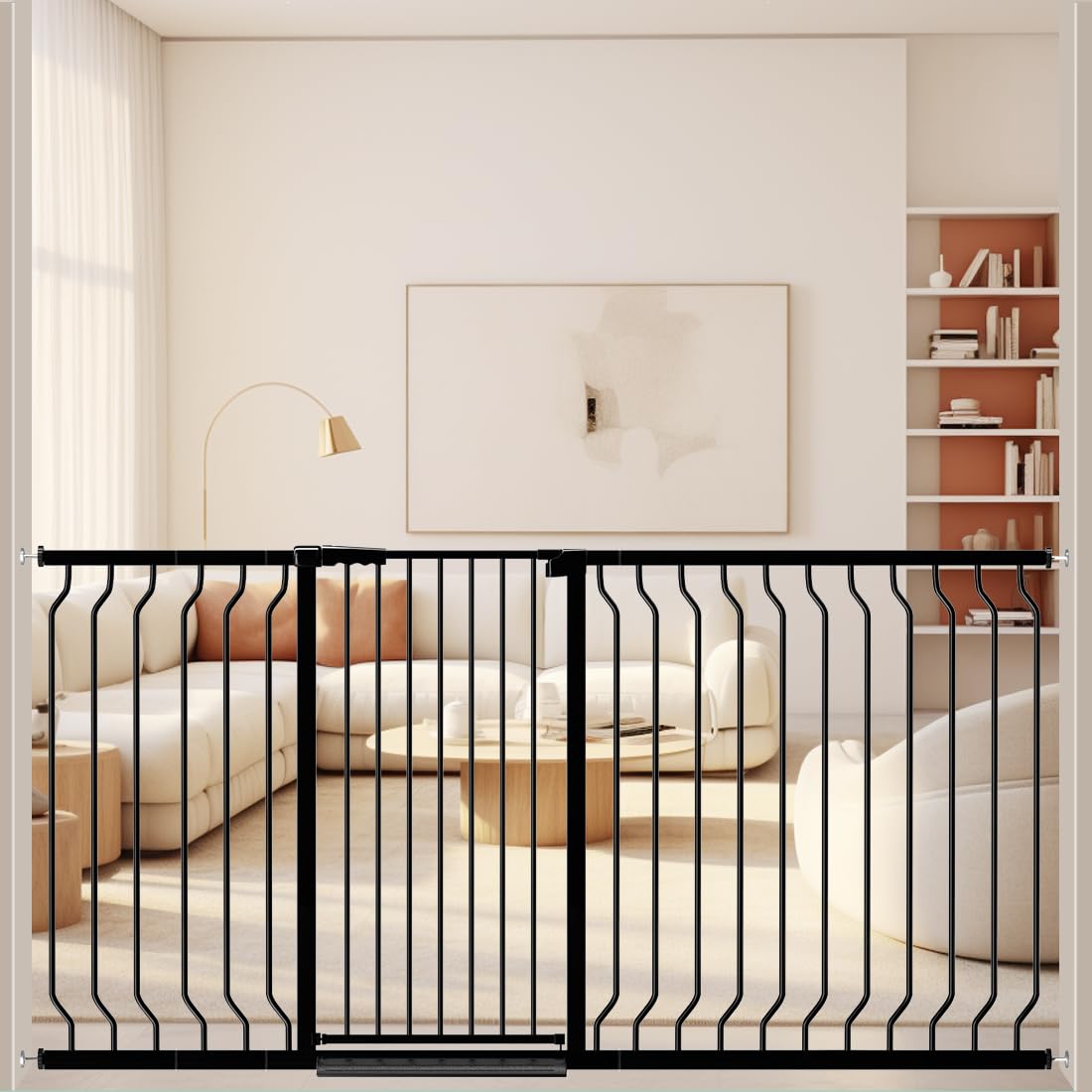 WAOWAO Extra Tall Baby Gate for Safety and Convenience
