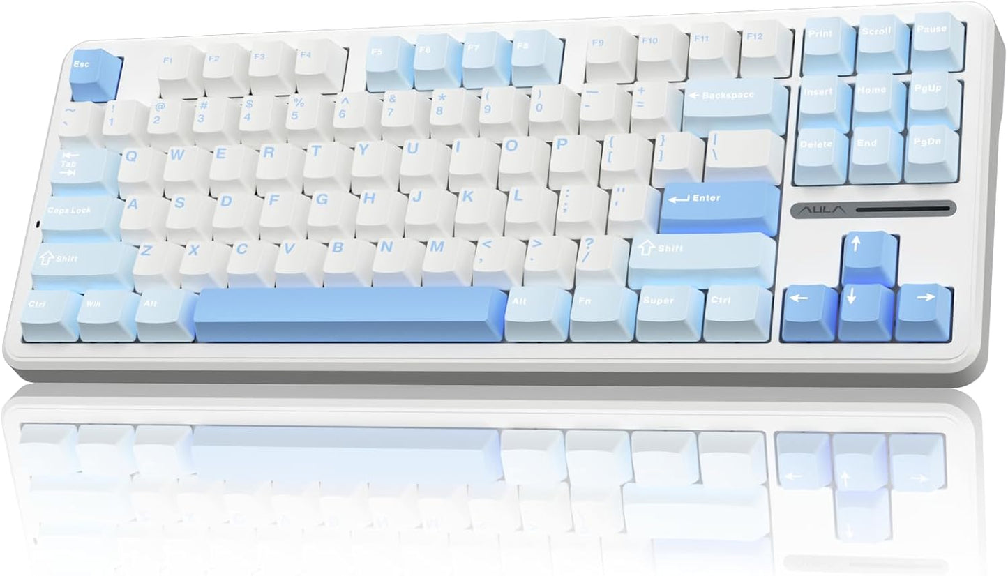 AULA F87 Wireless Mechanical Keyboard: Custom TKL Gaming Keyboard