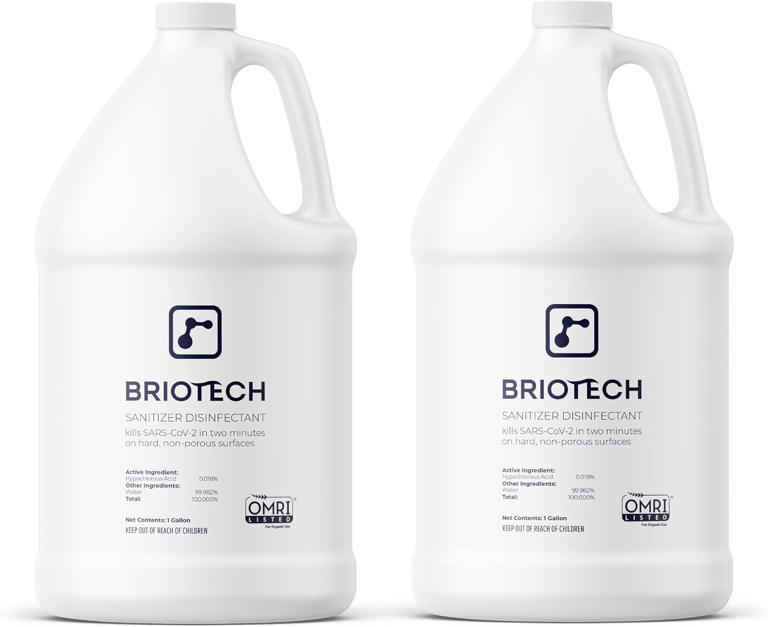 BRIOTECH Sanitizer Disinfectant Hypochlorous for Safe Cleaning