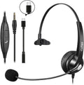 Callez Wired Computer Headset with Mic - Clear Calls for Work