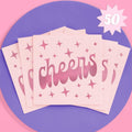 xo, Fetti Cheers Napkins - 3-ply | Party Essential