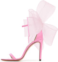 Coutgo Women's Bow Heels Open Toe Stiletto Sandals - Elegant Party may