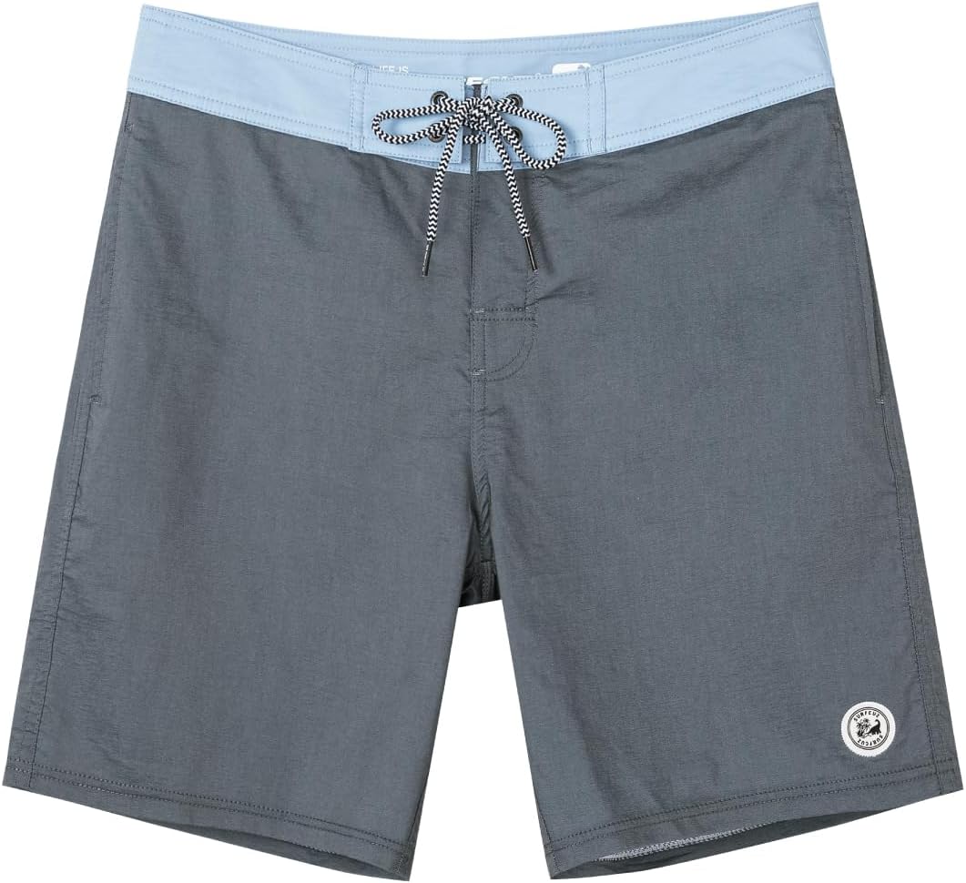 SURF CUZ Men's Vintage Cruzer Stretch Boardshorts for Active Fun