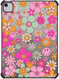 CASETiFY Impact Case for iPad Air 10.9 in Groovy Pattern - Clear Black