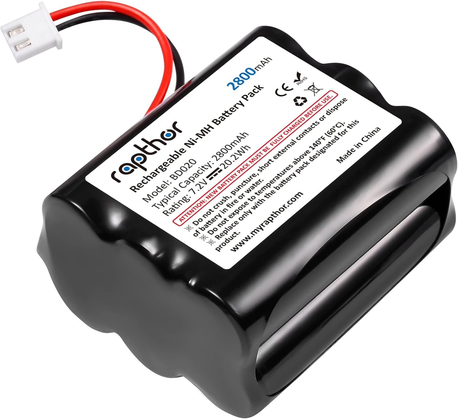 Extended Power for 2GIG Alarm System ~ 2800mAh